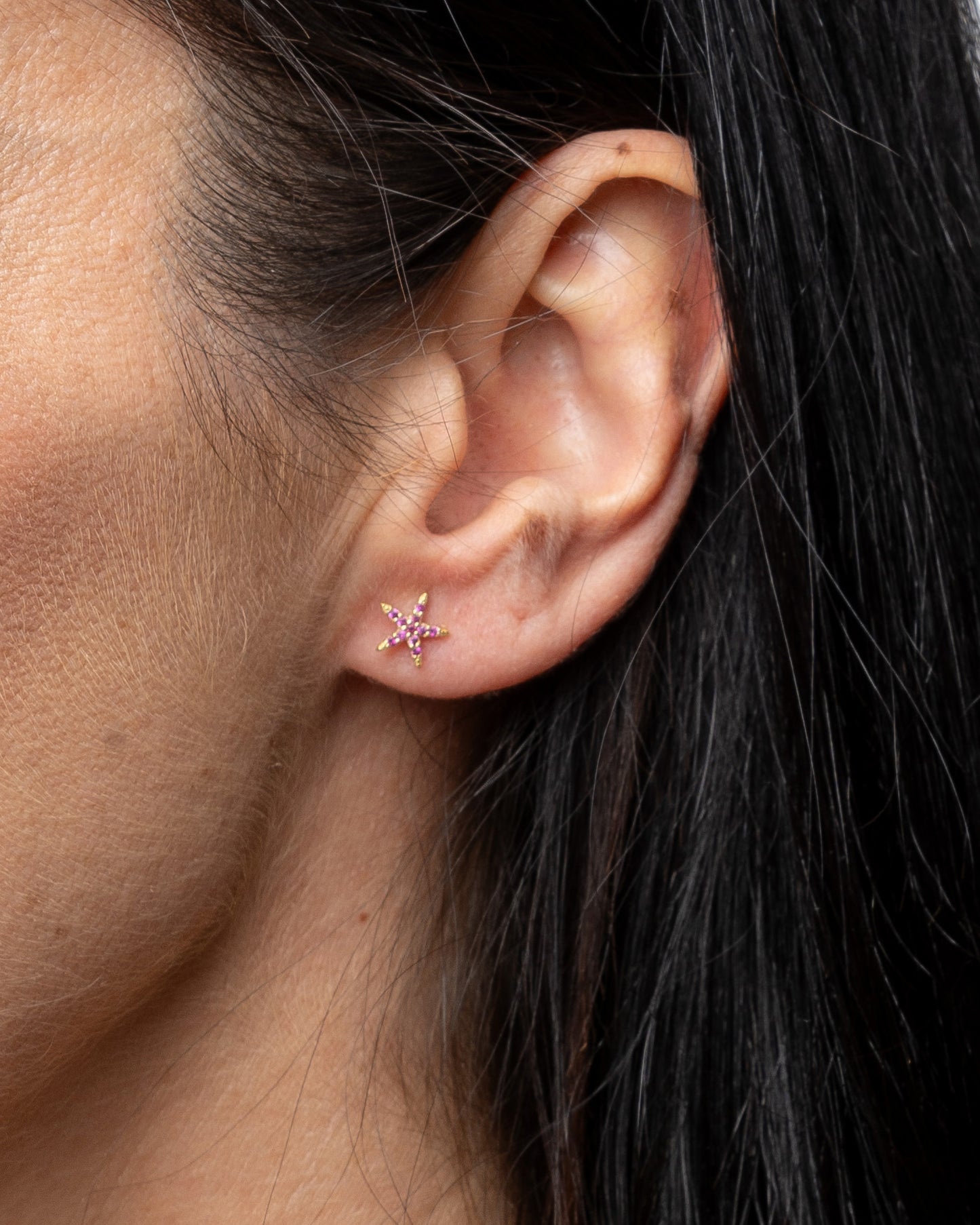 Mini Plumbago Earrings