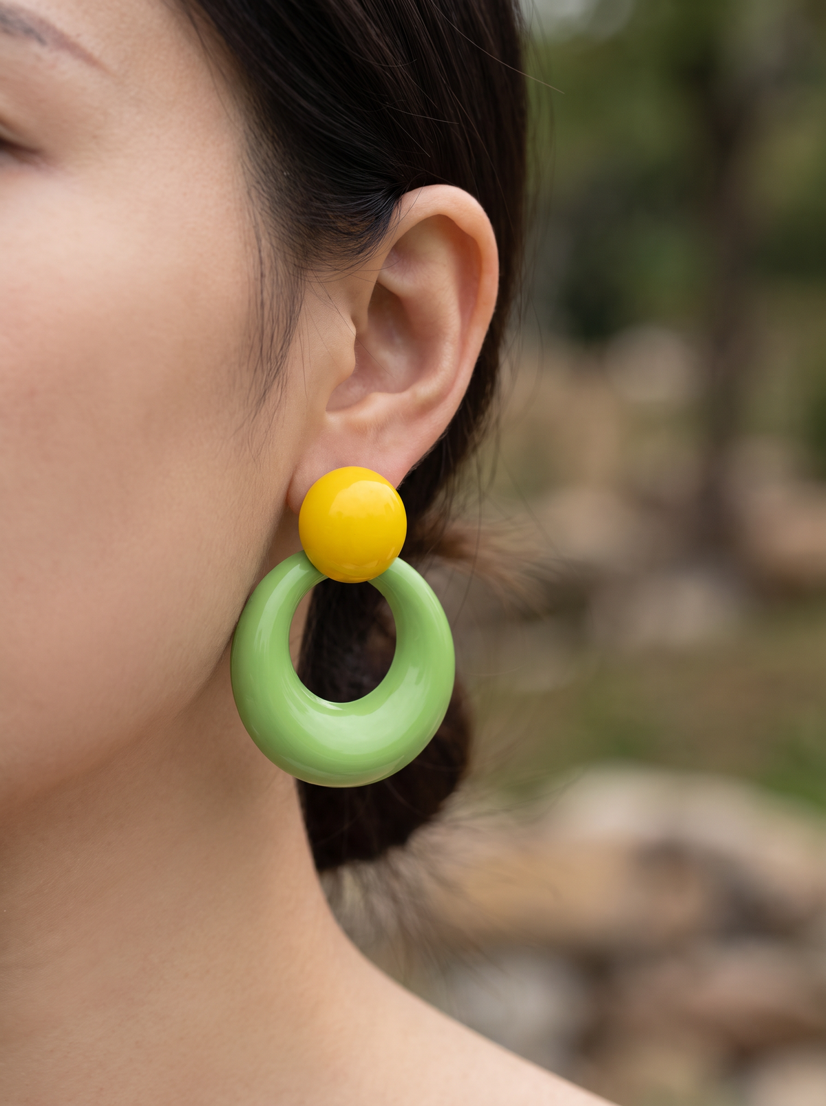 Pendientes Forsitia