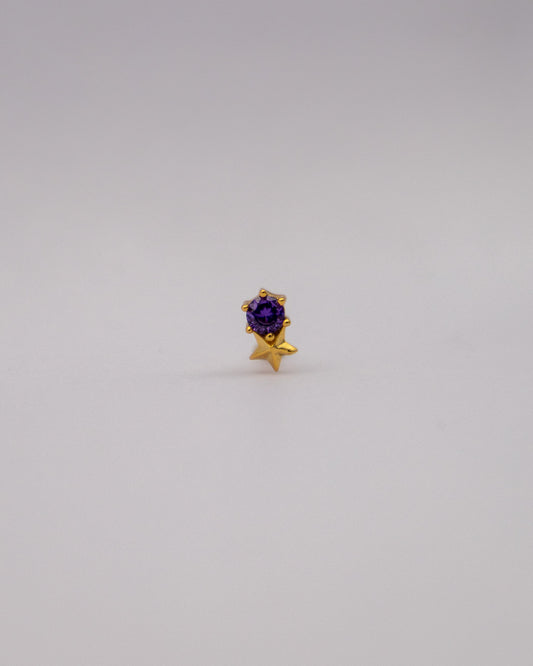 Mini Centáurea Earrings