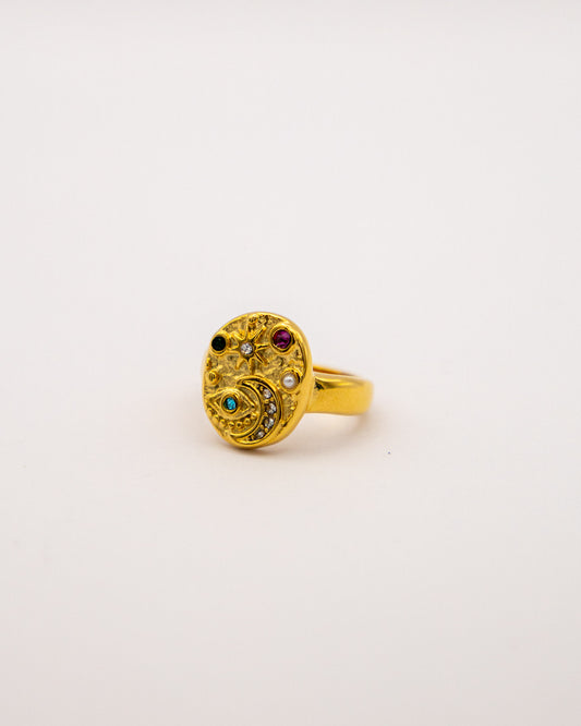 Anillo Sol Y Luna