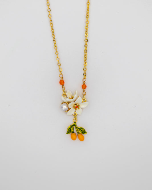 Collar Azahar Mandarina