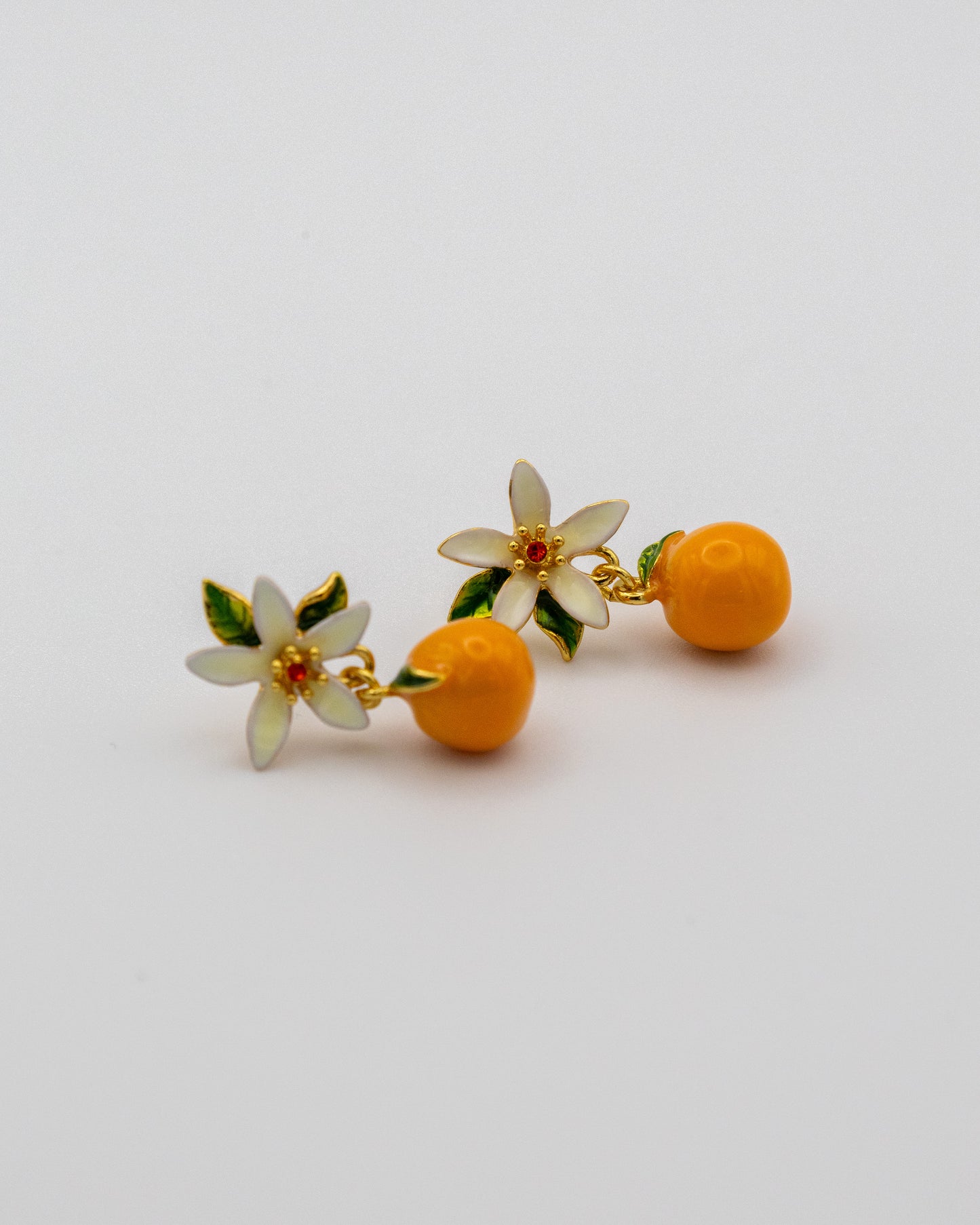 Pendientes Azahar Naranja